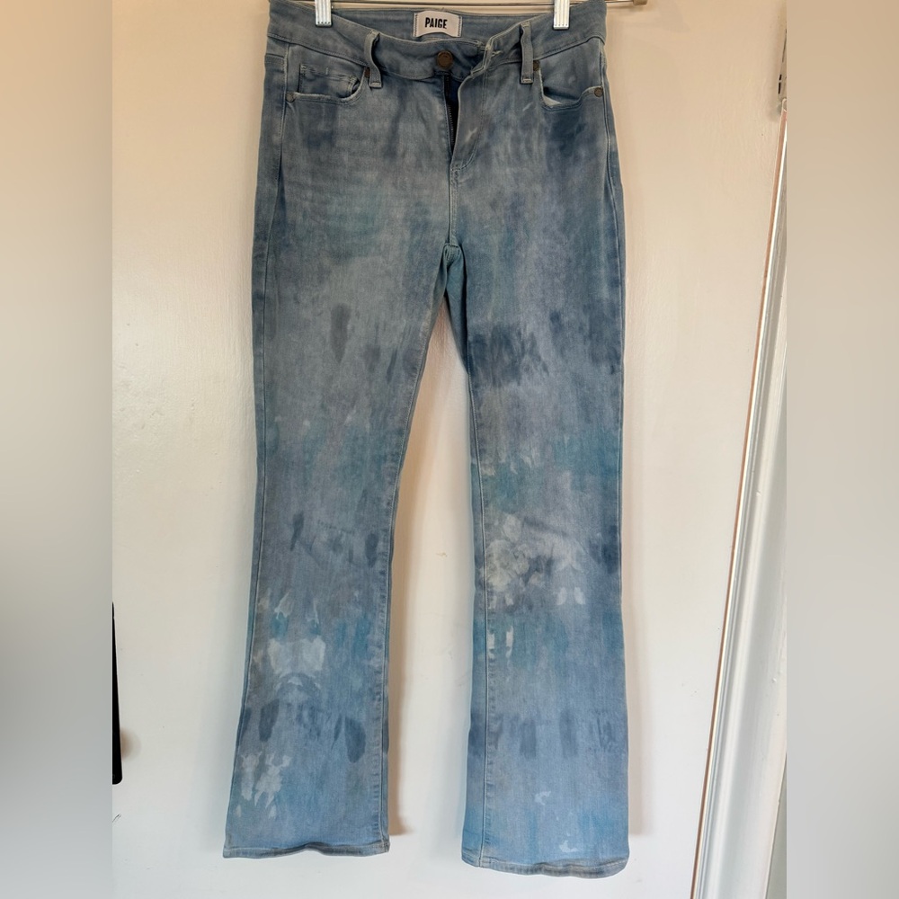 PAIGE Light Blue Flare Jeans